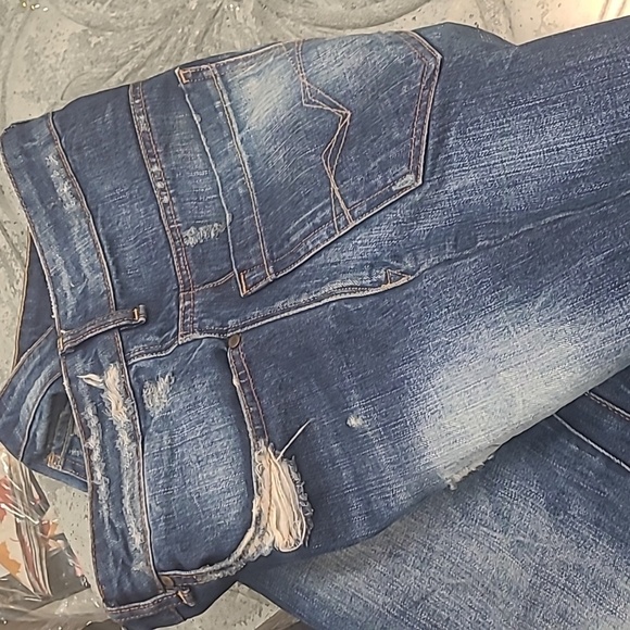 Guess DYLAN TAPERED LEG HELMET WASH DISTRESSED JEANS 34 EURO STYLE - Picture 11 of 15